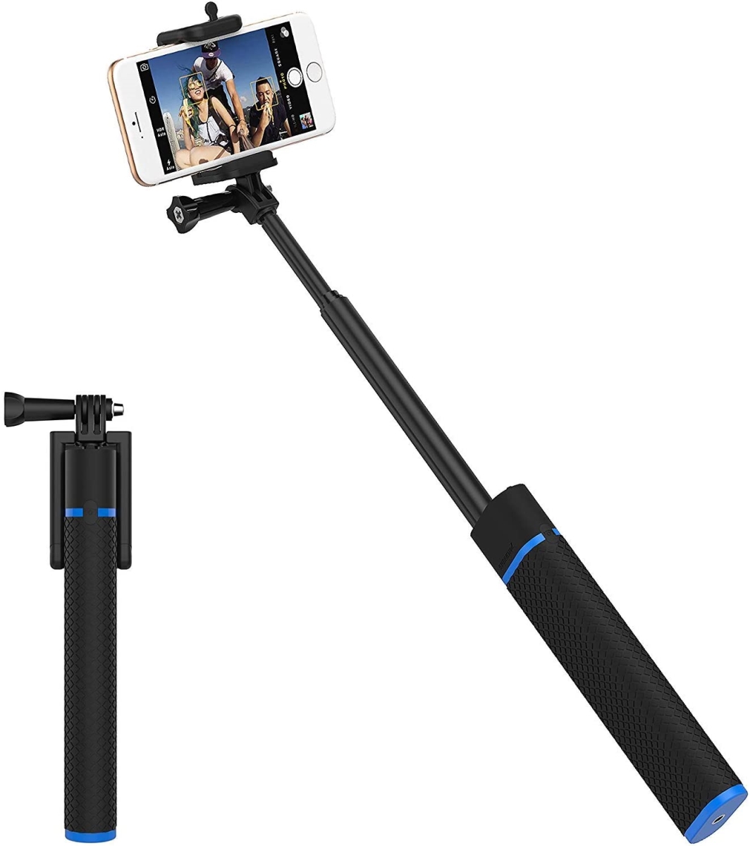Picture of Sabrent GR-SSTK Bluetooth Selfie Stick with 5200mAh Battery Charger&#44; Black
