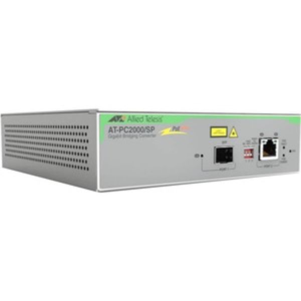 AT-PC2000-SP-960  PoE Plus to SFP Switching Media Converter -  Allied Telesis, AT-PC2000/SP-960
