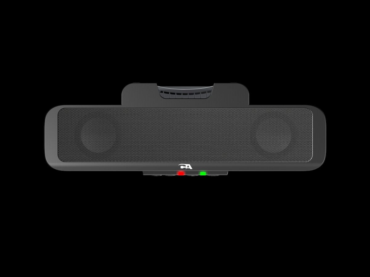Stereo USB Speaker Bar, Black