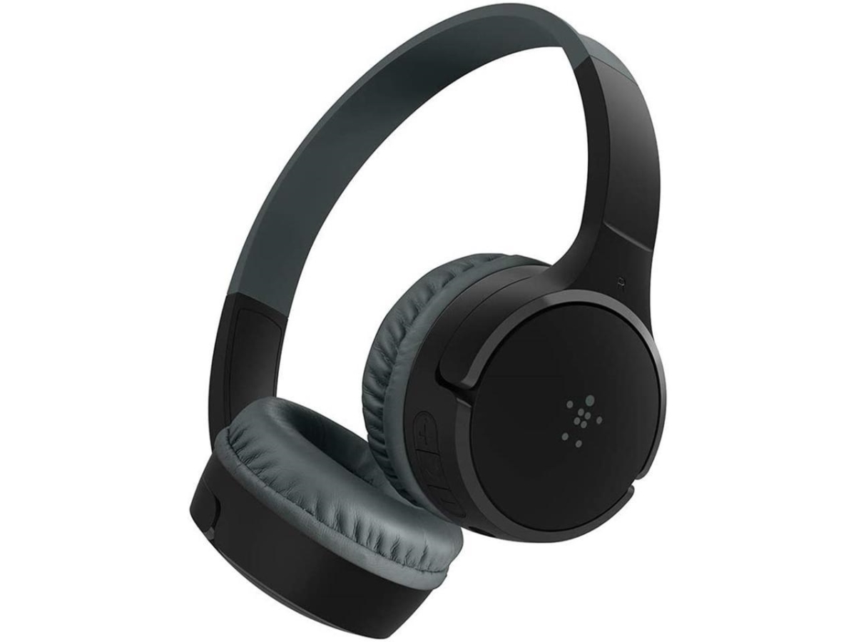 Picture of Belkin Mobile AUD001BTBK Kids Wireless Headphones with Built in Microphone&#44; Black