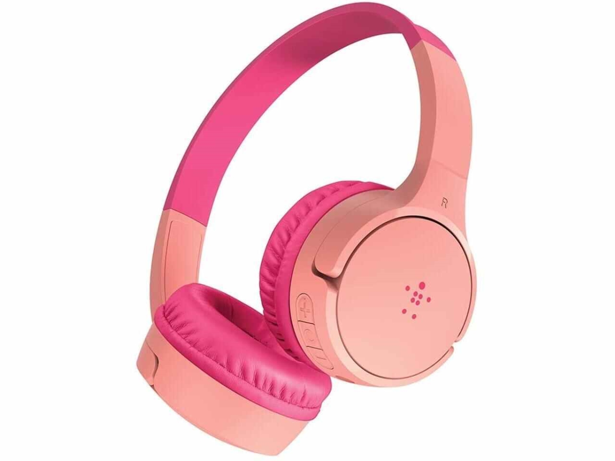 Picture of Belkin Mobile AUD001BTPK Wireless Headphones with Built in Microphone&#44; Pink