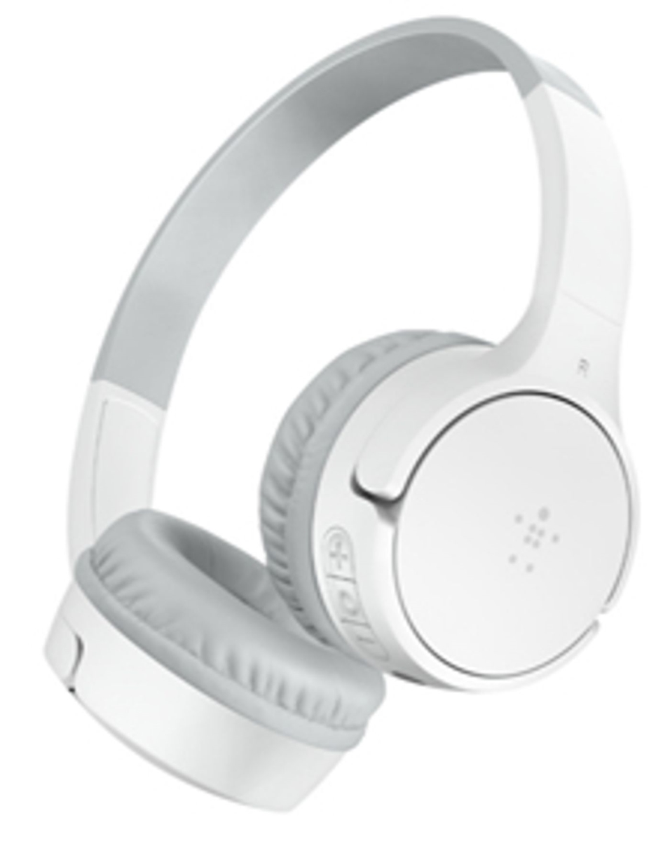 Picture of Belkin Mobile AUD001BTWH Wireless Headphones with Built in Microphone&#44; White