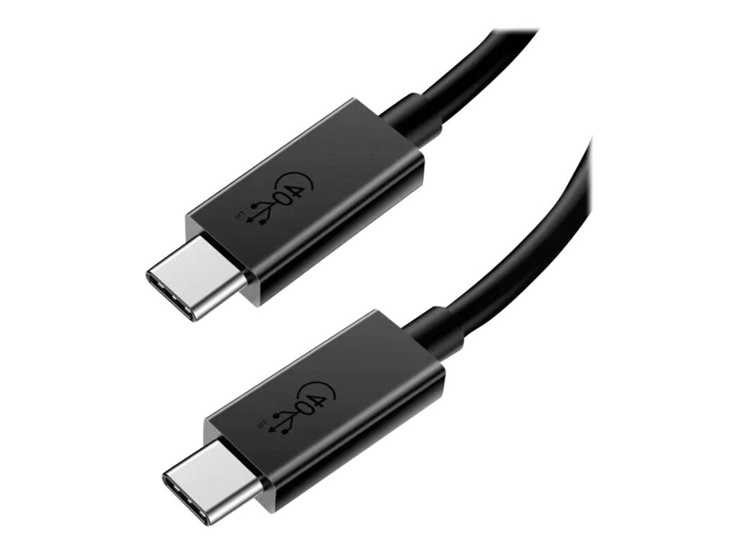 Picture of 4XEM 4XUSB40G050CM 1.75 ft. USB4 USB-C To USB-C 40GBPS Certified USB-IF Cable&#44; Black