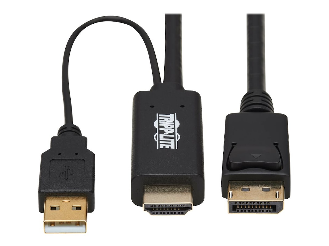 Picture of Tripp Lite Connectivity P567-02M 2 m HDMI To DisplayPort Active Adapter Cable for Male to Male 4K