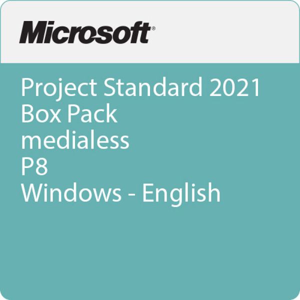 Picture of Microsoft 076-05916 Project Standard 2021 Window English P8 Medialess 1 License