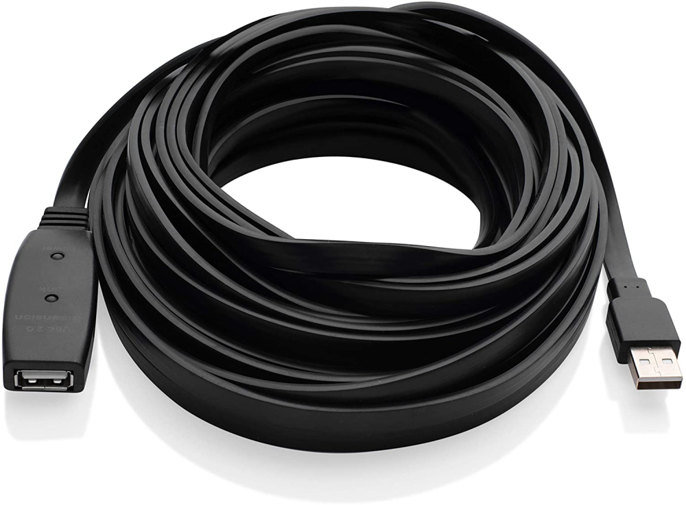Picture of 4XEM 4X3204A15M 15 ft. 5 m USB 2.0 Flat Extension Cable with Booster