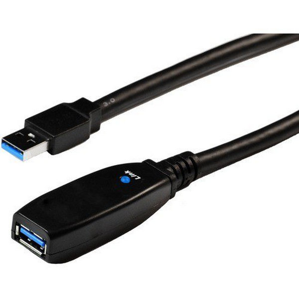 Picture of 4XEM 4X3302A215M 50 ft. 15 m USB 3.0 Extension Cable with Booster&#44; Black