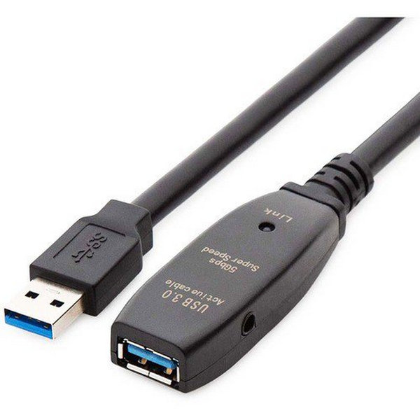 Picture of 4XEM 4X3302A225M 75 ft. 25 m USB 3.0 Extension Cable with Booster&#44; Black