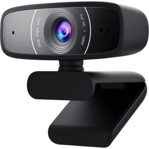 Picture of Asus - Components ASUS WEBCAM C3 C3 1080P HD USB Beamforming Microphone 360 Rotation Webcam