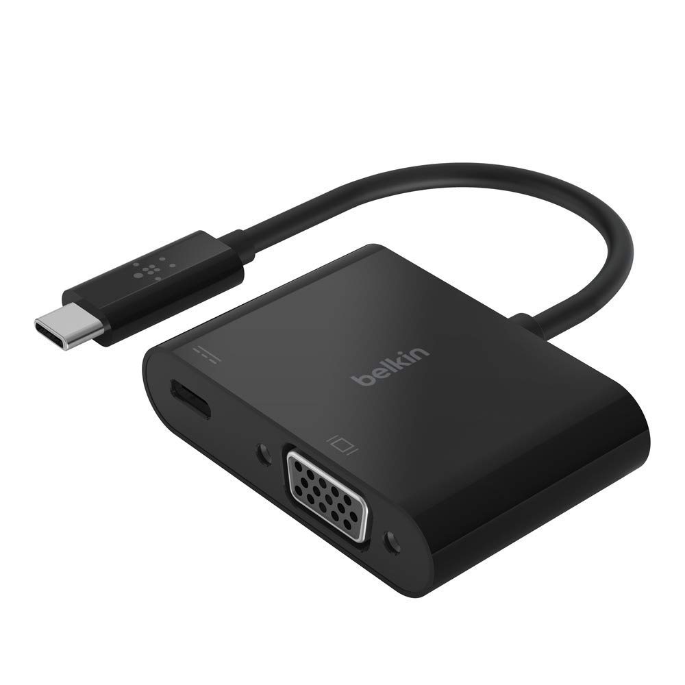 Picture of Belkin AVC001BTBK 60 watts PD USB-C To VGA Plus Charge Adapter