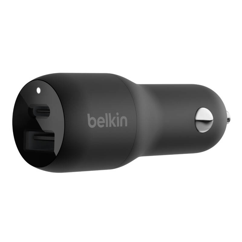 Picture of Belkin Mobile CCB004BTBK 37 watts Boost Dual Car Charger with PPS