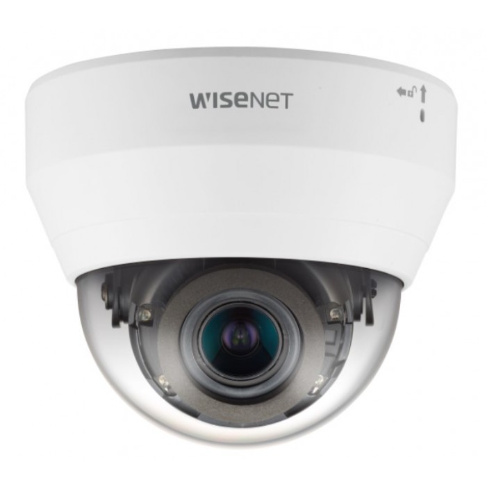 QND-6082R1 2 Mp V & F 3.1X Wdr No Audio In & Out POE & 12VDC Indoor Motorized Network Surveillance Camera, White -  Hanwha Techwin America