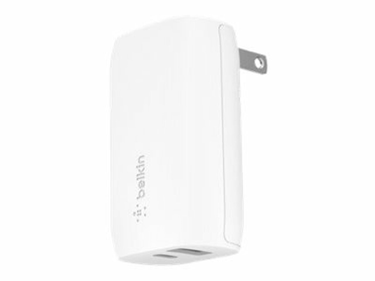 Picture of Belkin Mobile WCB007DQWH 37 watts Dual Wall Charger with PPS
