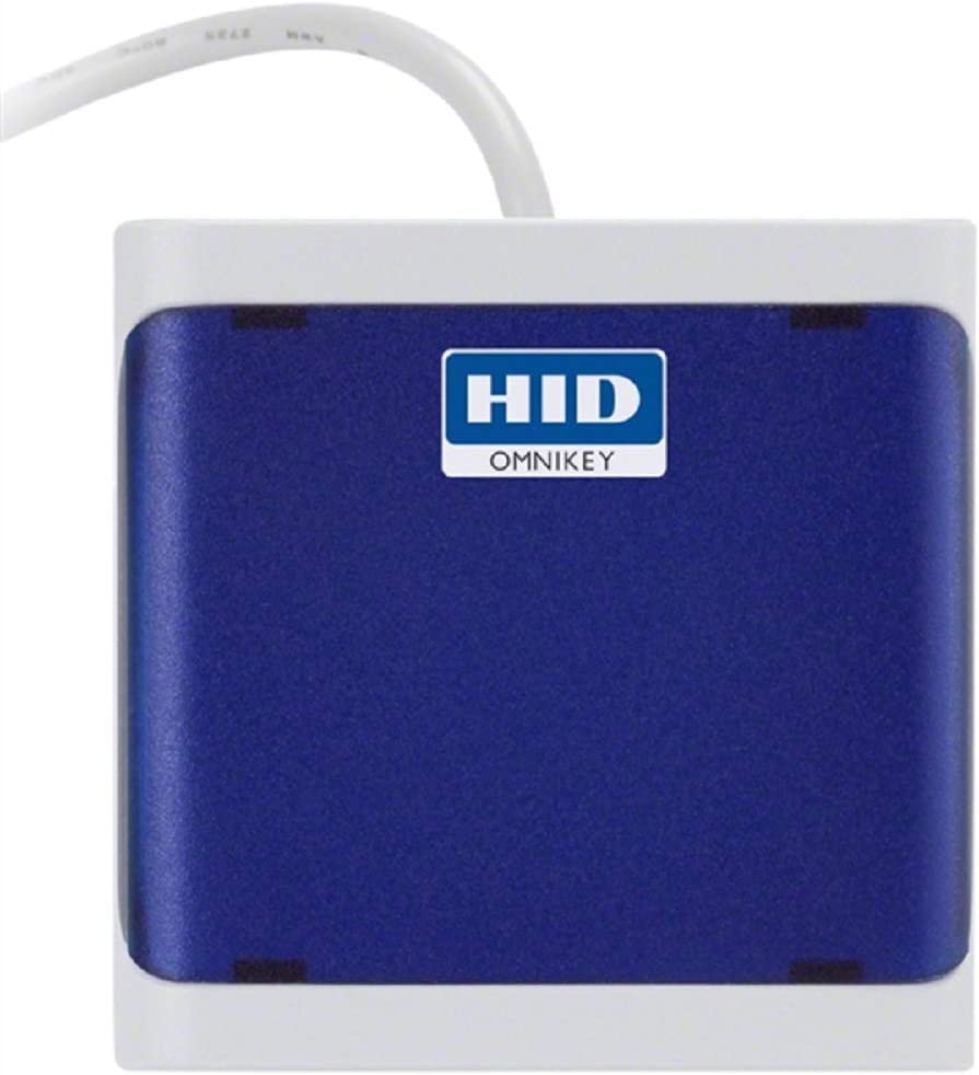 Picture of HID Global R50230318-DB Contactless High Frequency Smart Card Reader&#44; Dark Blue