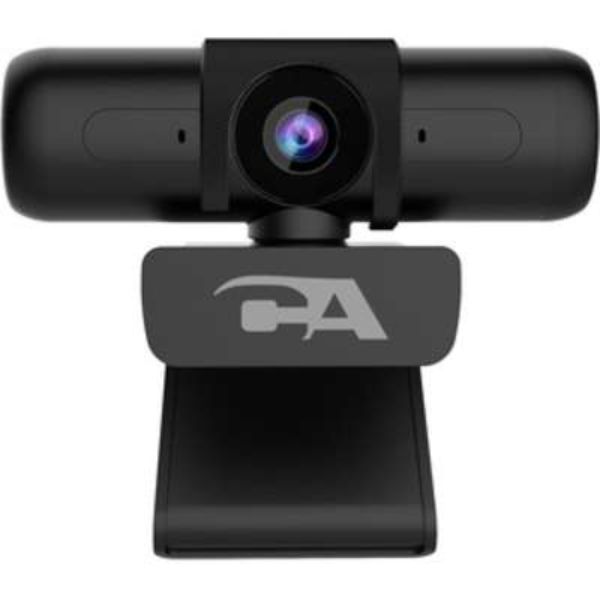 Picture of Cyber Acoustics WC-3000 1080P 5MP Super HD Web Camera - Zoom Cert Dual Omni Direct Mics&#44; Black