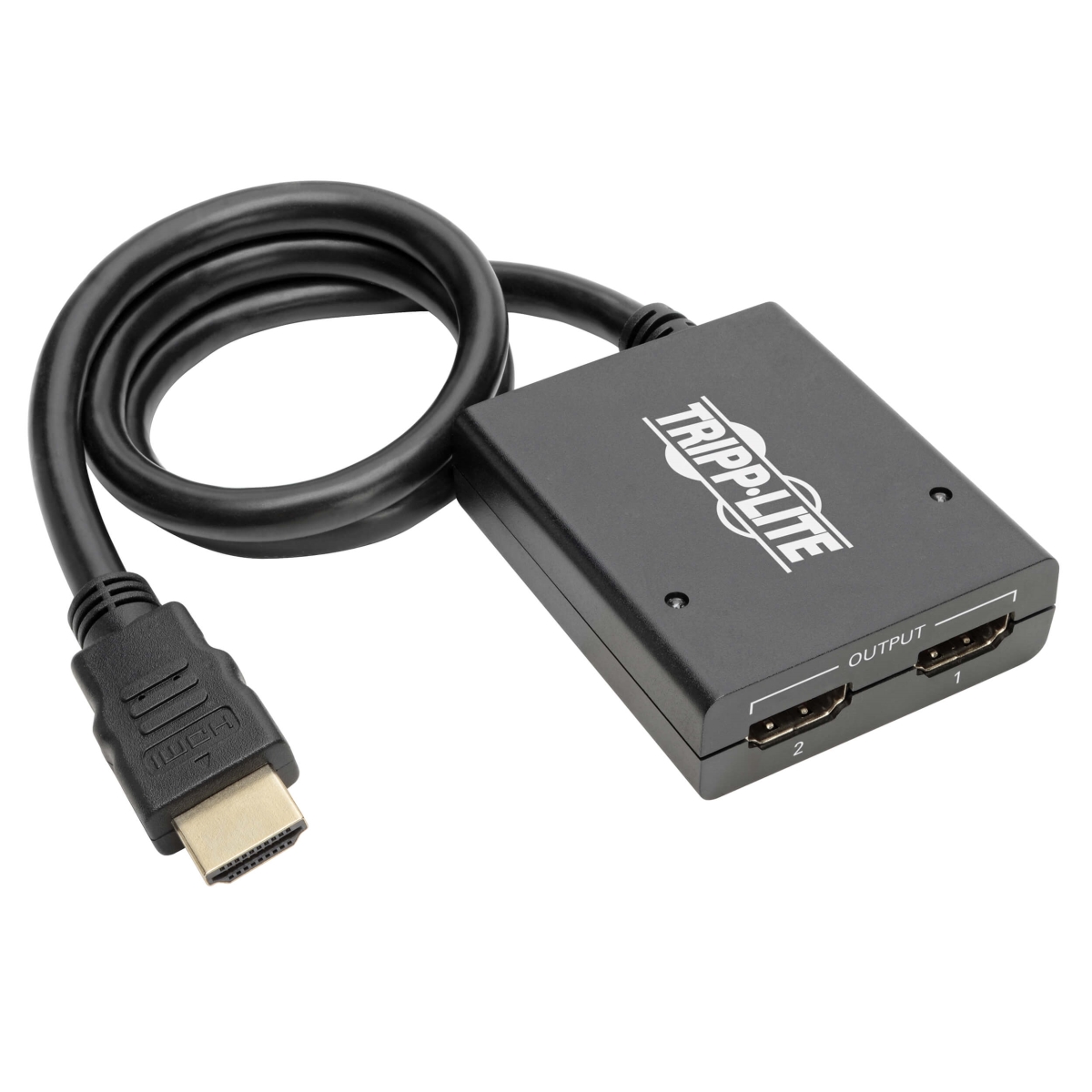 2-Port HDMI Splitter with International AC Adapter