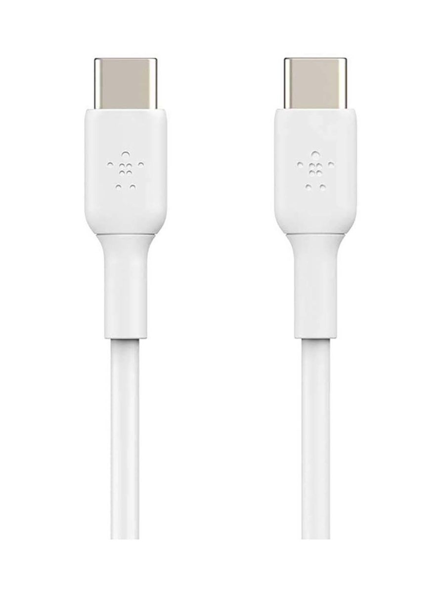 Picture of Belkin CAB003BT1MWH 1 m USB-C to USB-C Data Sync Cable, White
