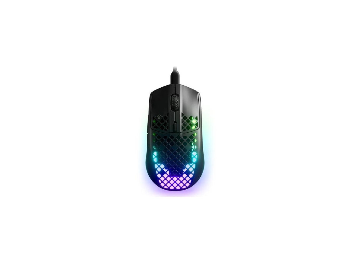 Picture of SteelSeries 62611 AEROX 3 2022 6 Buttons USB-C Wired Optical 8500 dpi Gaming Mouse&#44; Onyx