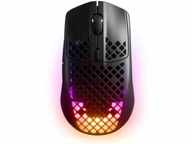 Picture of SteelSeries 62612 Aerox 3 Wireless 2022 Edition 6 Buttons 2.4GHz & Bluetooth 5.0 Optical 18000 dpi Gaming Mouse&#44; Onyx Black