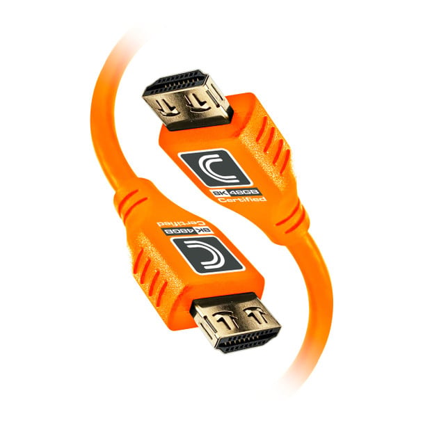 MHD48G-6PROORG 6 ft. MicroFlex Pro AV-IT Integrator Series Certified Ultra High Speed 8K 48G HDMI Cable with ProGrip, Orange
