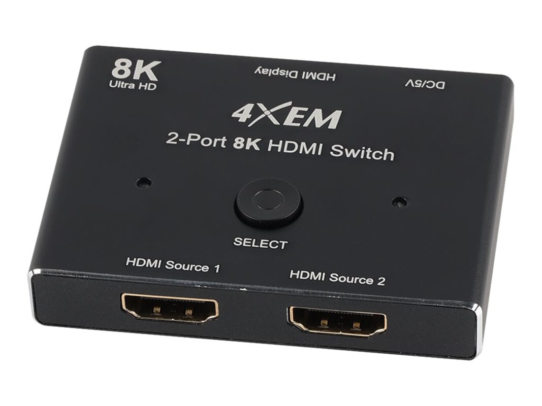 Picture of 4xem 4X8KW003 8K 2-Port HDMI Switch&#44; Black