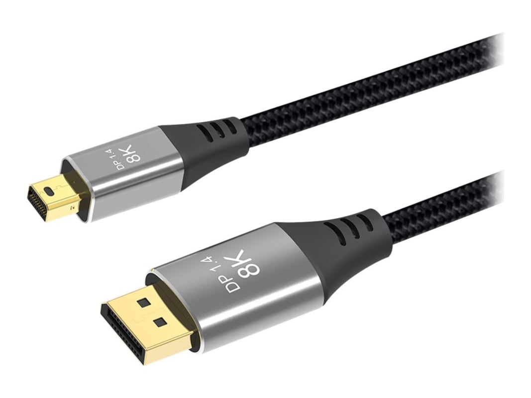 Picture of 4xem 4XAP049A1M 1M 8K & 4K Mini DisplayPort to DisplayPort Cable&#44; Black