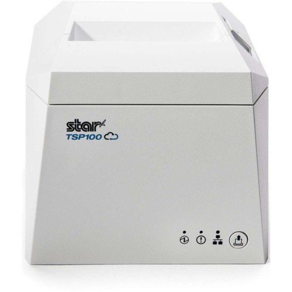 Picture of Star Micronics 39473110 TSP143IVUE Us TSP100IV Cutter USB-C Ethern Thermal Printer&#44; White