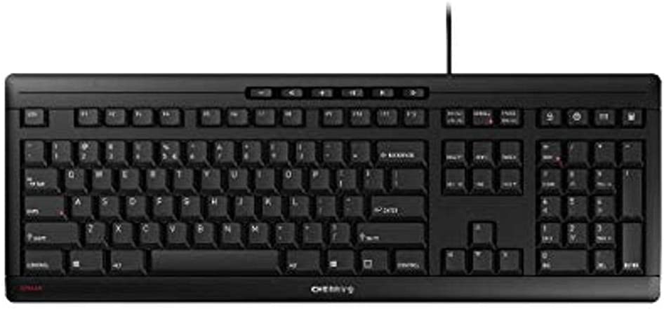 Picture of Cherry JK-8500PN-2 Ultra Slim Pan-Nordic Layout Switch Desktop Keyboard&#44; Black