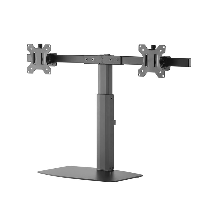 Picture of Amer Networks 2EZH Dual Screen Pneumatic Vertical Lift Monitor Stand