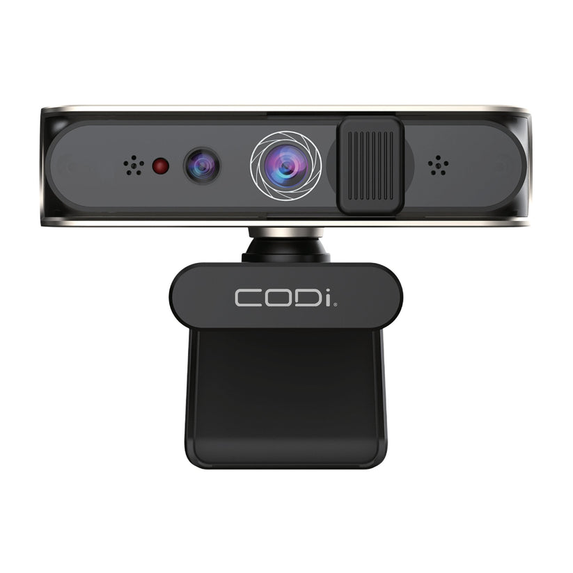 Picture of Codi A05023 Allocco HD 1080P IR Facial Recognition Webcam, Black