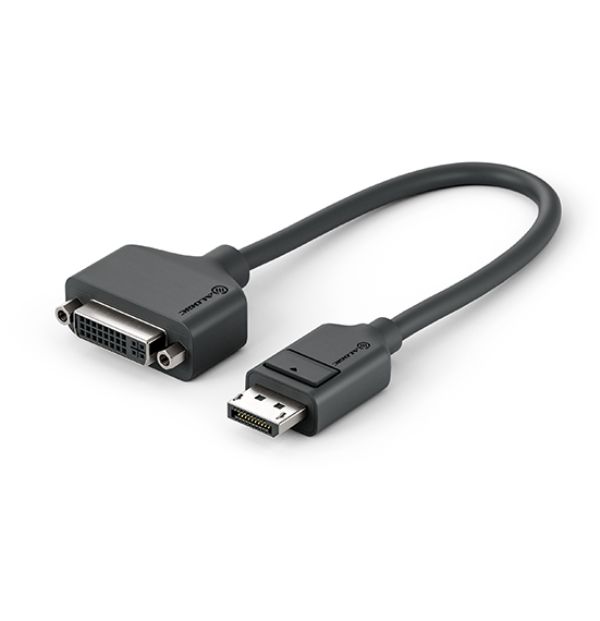 Picture of Alogic EL2DPDVI-ADP 20 cm Elements Display Port to DVI Male to Female Adapter&#44; Black