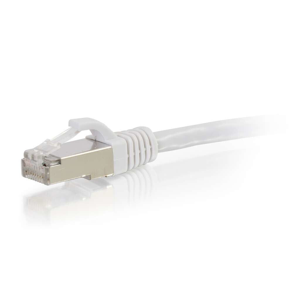 10 ft. Cat6 White Snagless Shielded Patch Cable, White