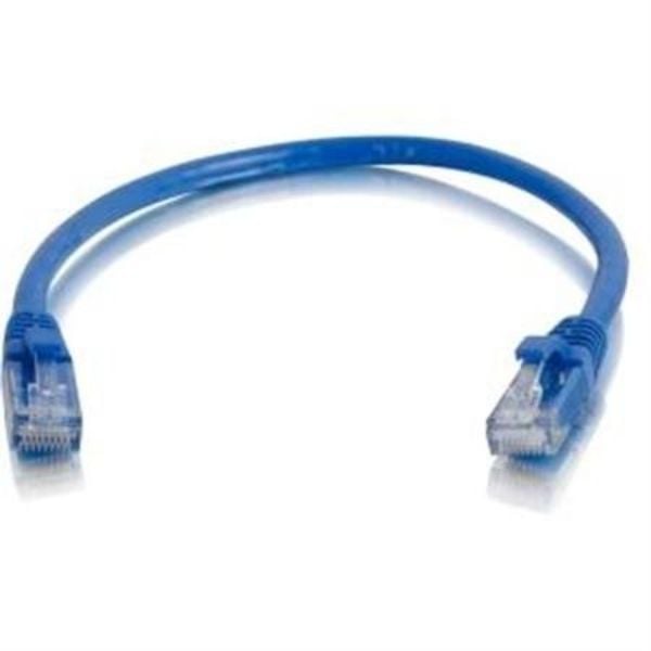 6 in. Cat5E Blue Snagless UTP Network Patch Cable