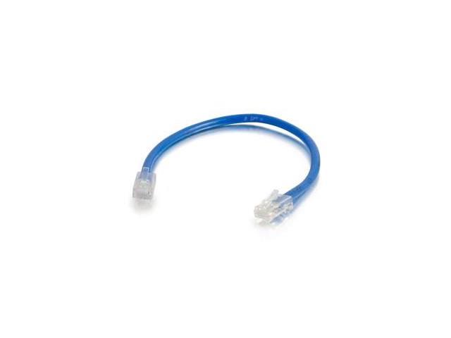 4085 1 ft. Cat6 Blue Assembled Patch Cable
