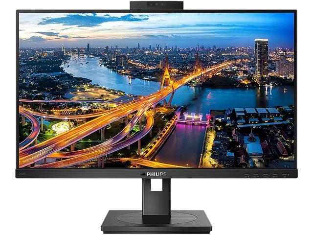 Picture of Philips 242B1H 23.8 in. IPS FHD 1000-1 242B1H VGA DVID DisplayPort HDMI Flat Panel LCD Monitor with Win Hello Webcam