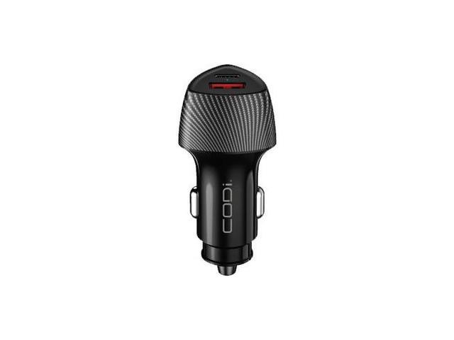 Picture of Codi A01109 20 watt USB-C Pd USB-A 3.0 Quick Charge Car Charger