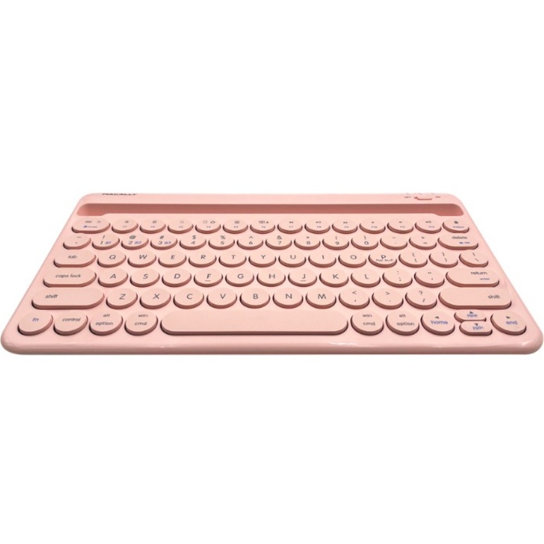 Macally - Bluetooth Keyboard for Tablet | Wireless Keyboard for iPad Mini/Air/Mini, iPhone - Pink