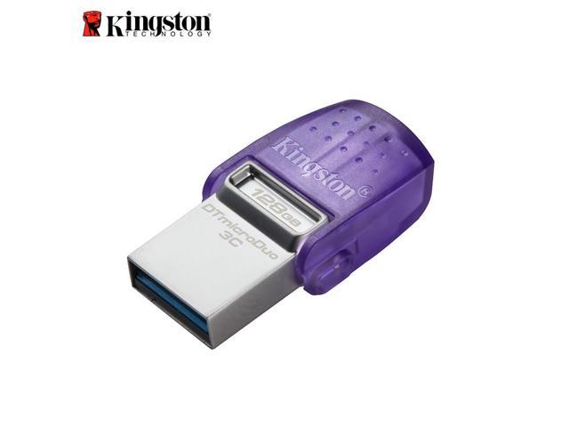 Picture of Kingston DTDUO3CG3-128GB 128GB Datatraveler Microduo 3C 200Mbps Dual USB-A Plus USB-C Flash Drive