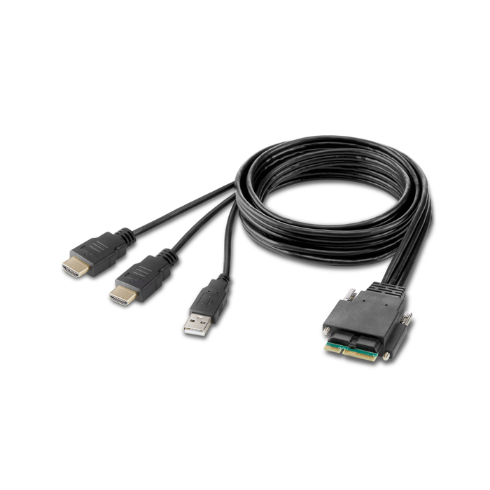 Picture of Belkin F1DN2MOD-HC-H06 6 ft. Modular HDMI Dual Head Host Cable