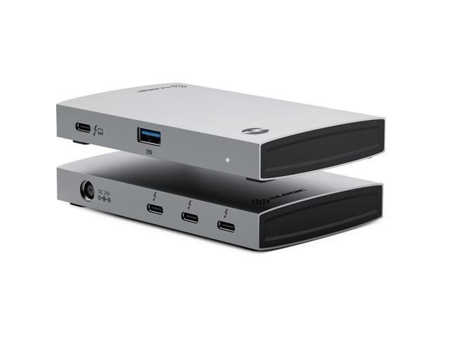 Picture of Alogic TB4H3TB Thunderbolt 4 BLAZE Compact Hub with Triple Thunderbolt Output