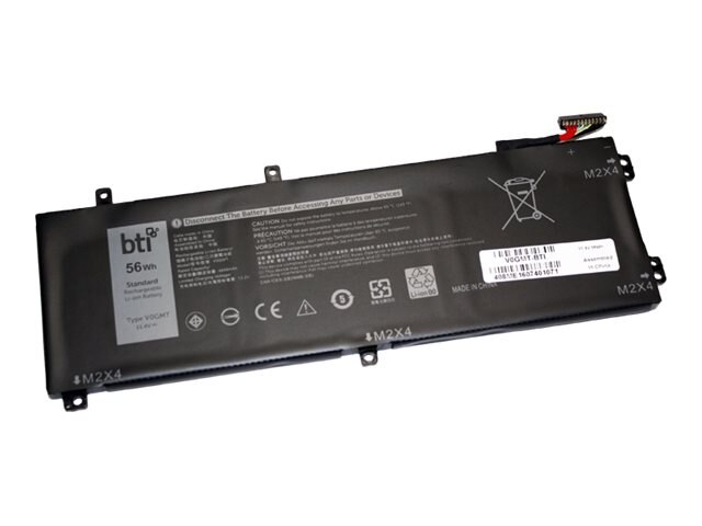 V0GMT-BTI 11.4V 4649mAh 56 watt Replacement Battery for Dell Batteryery 0DN33X, CN-0DN33X & DN33X