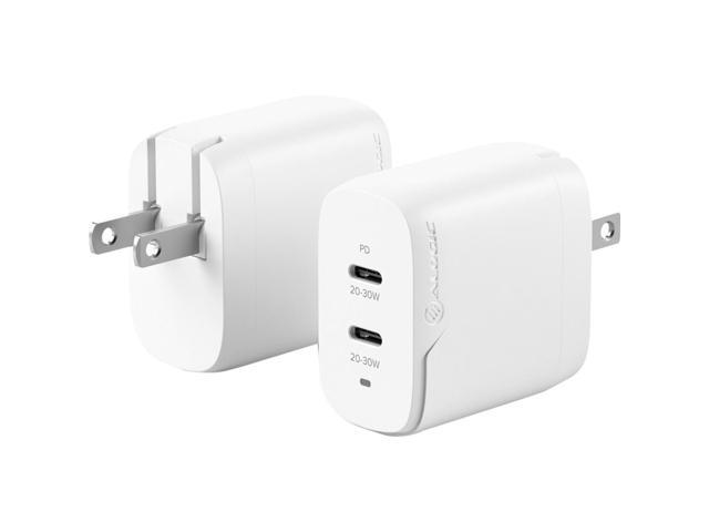 Picture of Alogic WCG2X40-US 2 x 40 Rapid Power 2 Port 40 watt USB-C GaN Wall Charger