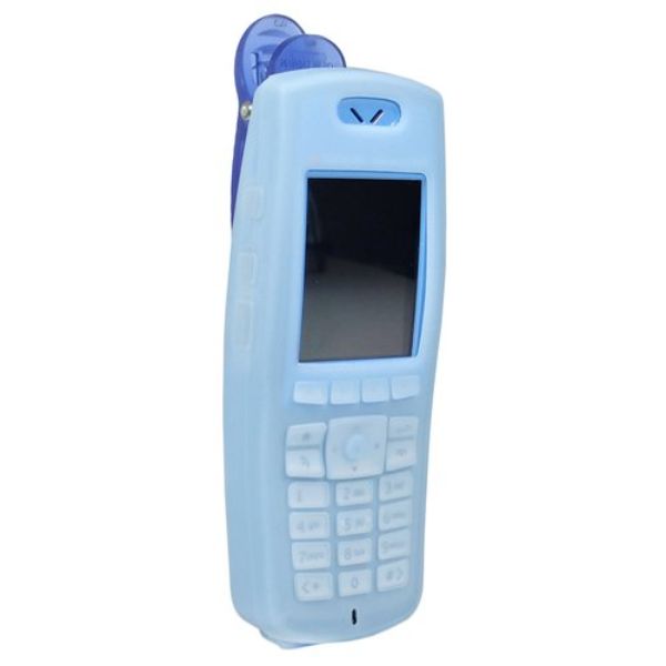 Picture of Artisan Power P-37180-2 Imsourcing Spectralink 8400 Series Blue Silicone Case with Belt Clip - TAA Compliant