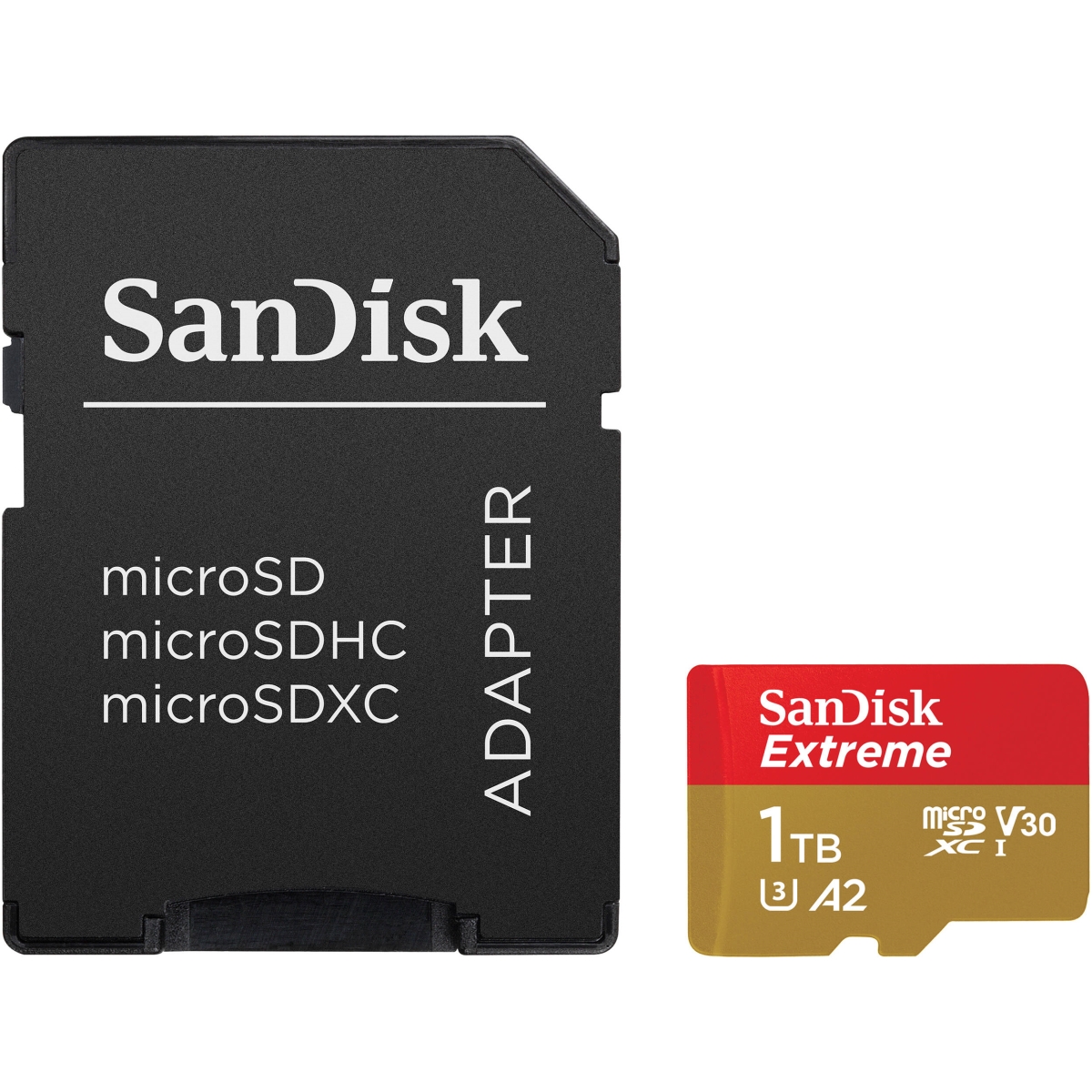 SDSQXAV-1T00-AN6MA 1 TB Extreme Class 3-UHS-I U3 V30 microSDXC SanDisk Card -  WDT