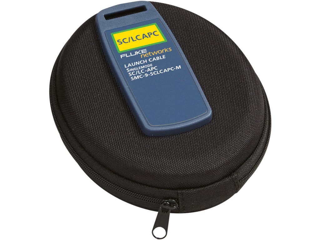 SMC-9-SCLCAPC-M Single-Mode Launch Cord with SC & Metal LCAPC Connector