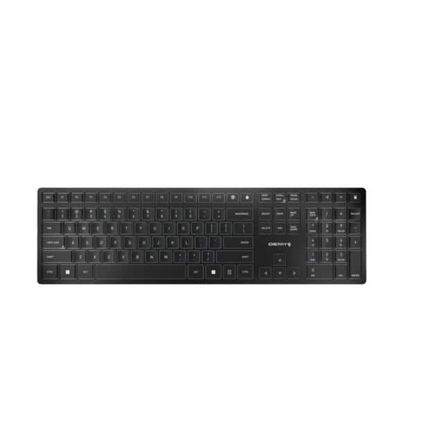 Picture of Cherry Desktop JK-9100US-2 9100 Slim Bluetooth or Wireless Keyboard, Black