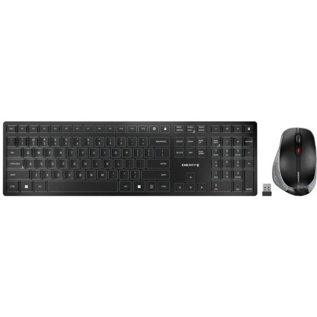Picture of Cherry JD-9500US-2 DW 9500 Slim Wireless Desktop with Bluetooth & RF Transmission
