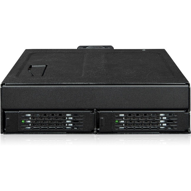 Rugged 2 X U.2-U.3 SSD PCIe 4.0 Mobile Rack for 5.25 in. Bay