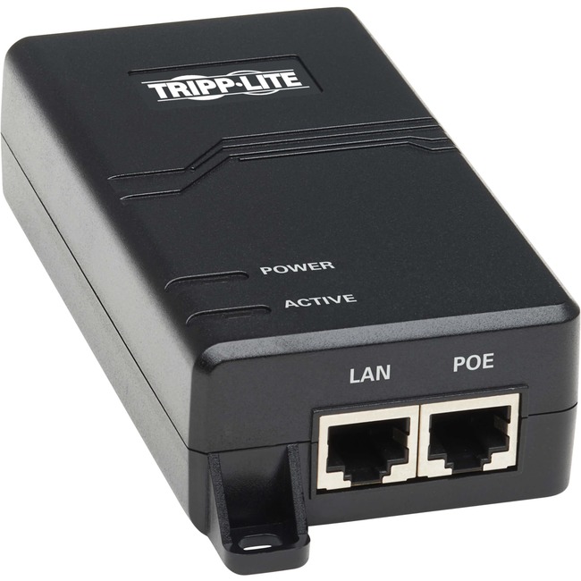 Gigabit PoE Plus Midspan Active Injector IEEE 802.3AT-802.3AF 30W 1 Port International Plug Adapters