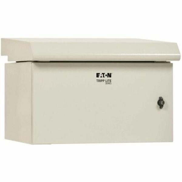 Picture of Tripp Lite by Eaton Master-Power SRN3RG6UDP 20.5 in. SmartRack Industrial Enclosure - NEMA 3R - Wall Mount - Metal - Locking - Fan with Thermal Switch&#44; Gray